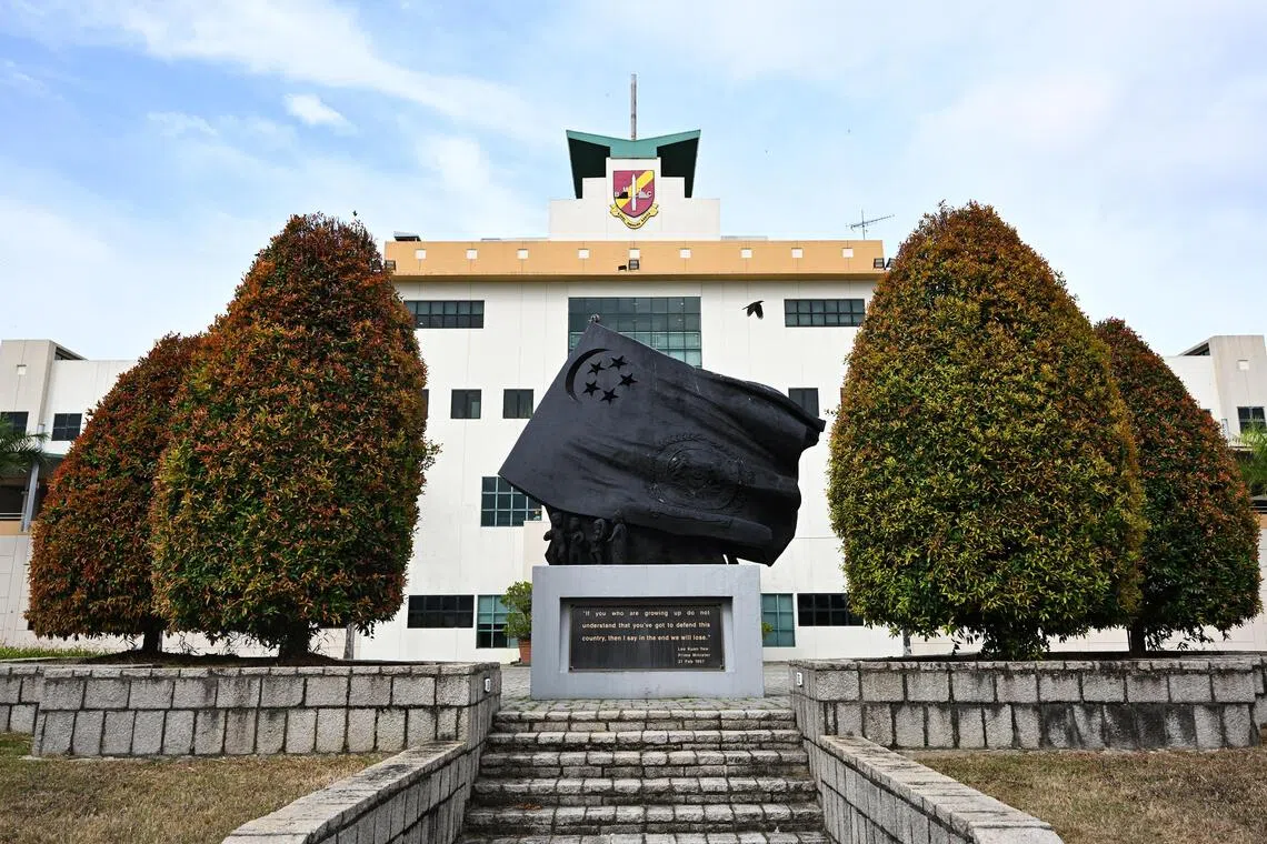 An NSF died after he was found unconscious at the foot of a building at BMTC School 3.