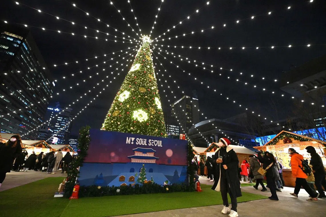 The Dec 25 holiday for Christmas and Buddha’s birthday are already national holidays in South Korea.