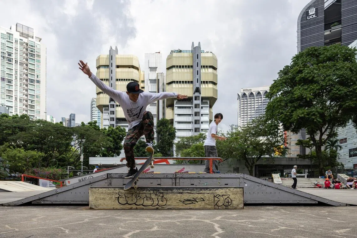 The Skate Park at Somerset pictured on June 8, 2024.