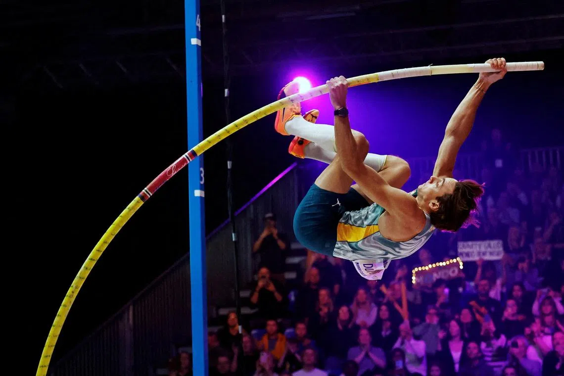 Sweden's Armand Duplantis has said he has no particular number he is aiming for when it comes to breaking the world record.