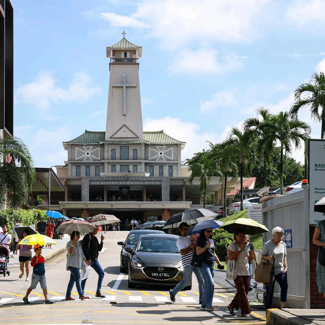 Despite a stabbing incident during the evening mass on Nov 9, the church announced that masses and events on Nov 10 will proceed as normal.  