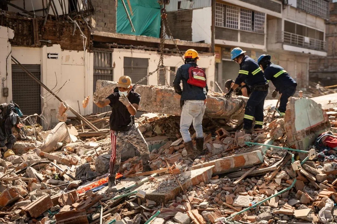 A second day of search and rescue efforts is underway after a massive earthquake struck western Colombia on Aug 10.