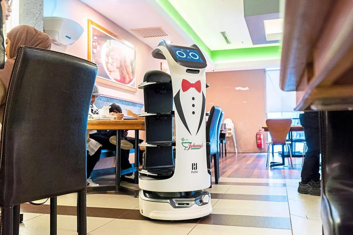 Robots help businesses to save on costs by not having to hire too many workers. 
