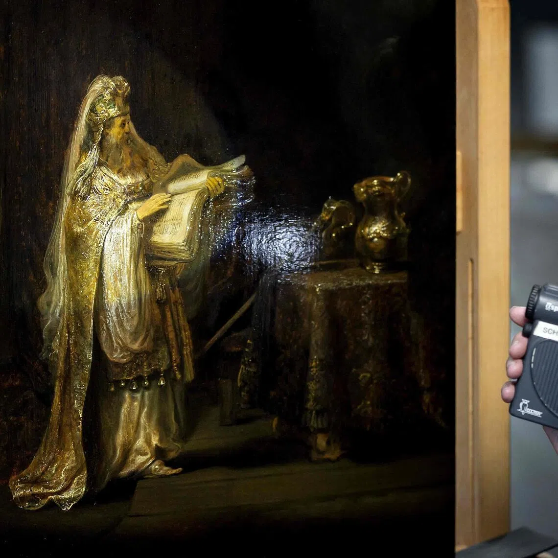 "The Vision of Zechariah in the Temple" by Rembrandt disappeared from public view after a private individual purchased it in 1961. 