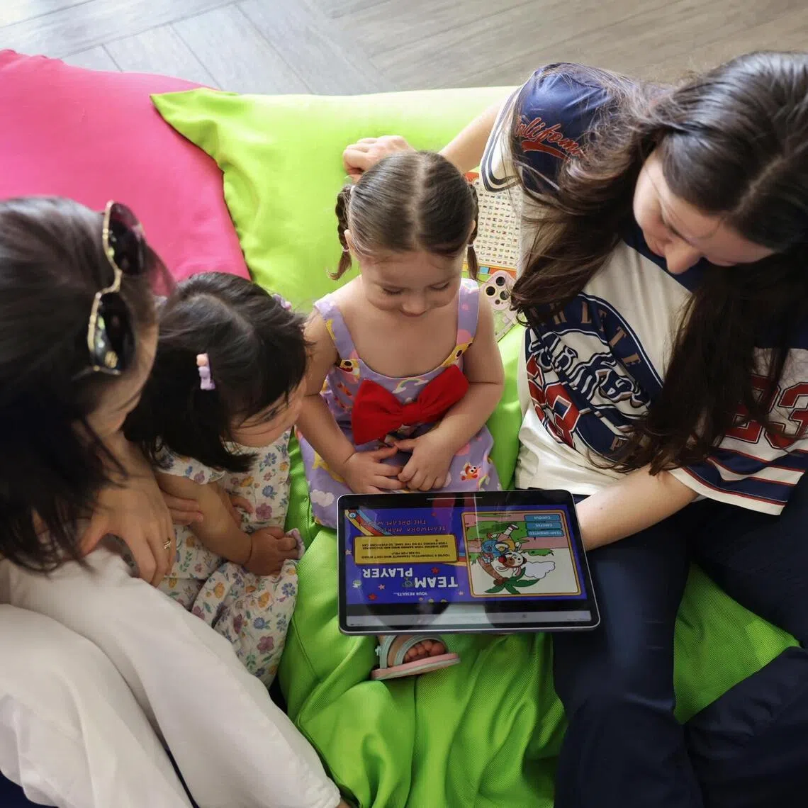 Attendees of the launch of the "Beyond the Screen: Healthy Digital Play” initiative exploring their digital gaming personality types on May 2, 2026.