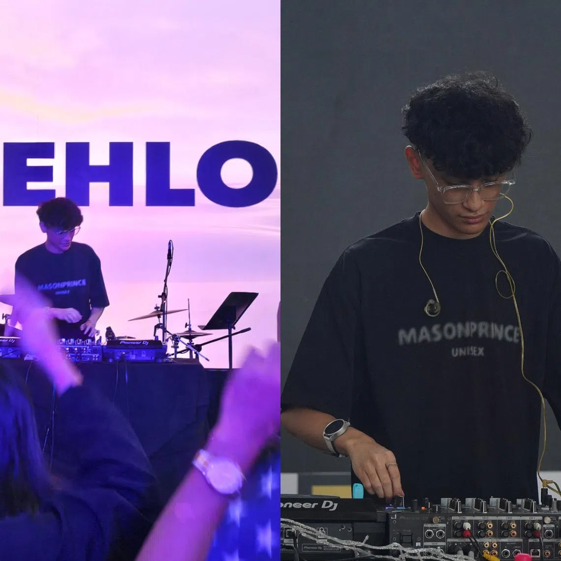 Hasyim Mushuri, also known as DJ Zehlo, started DJing three years ago when he signed up for a co-curricular activity at Nanyang Polytechnic.