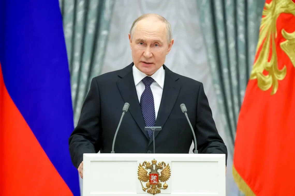 President Vladimir Putin’s approval rating in April dipped to its lowest since 2022.
