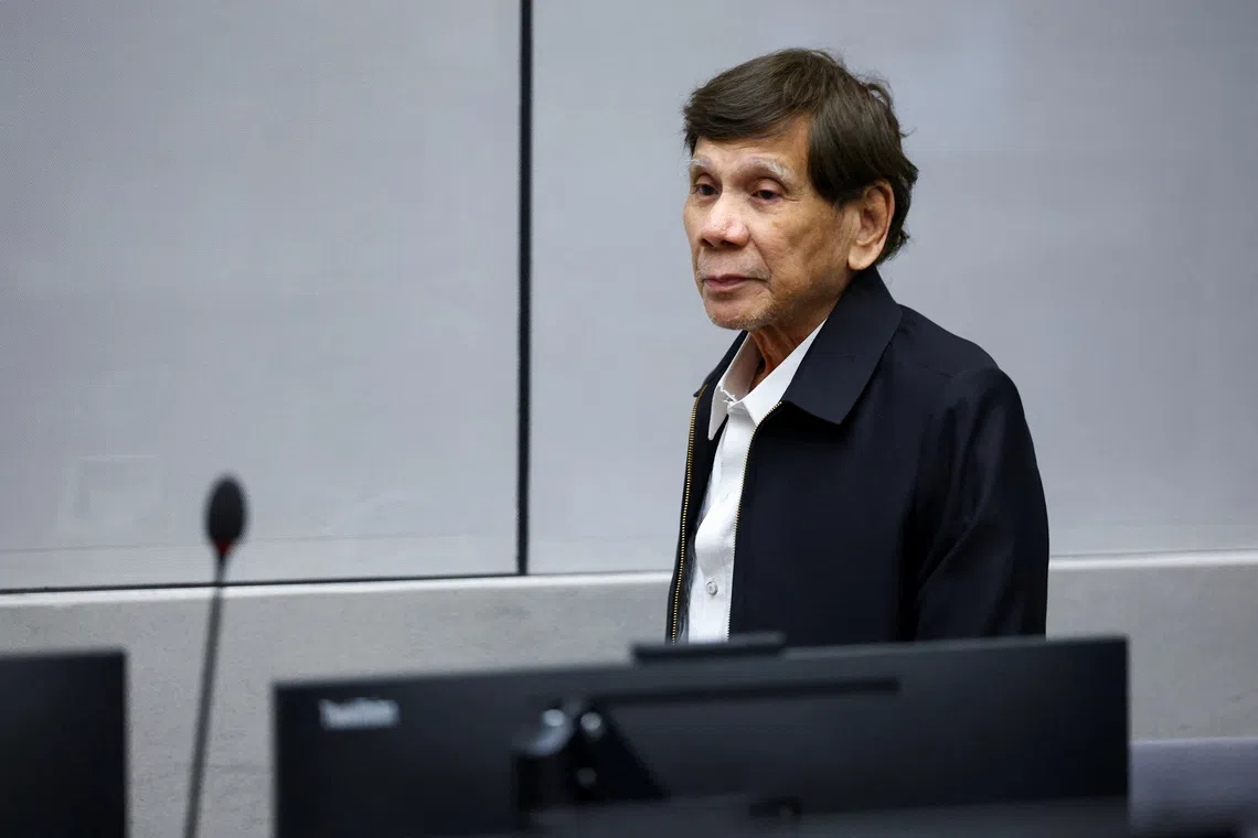 straitstimes.com - ICC says former Philippine President Duterte fit to stand trial