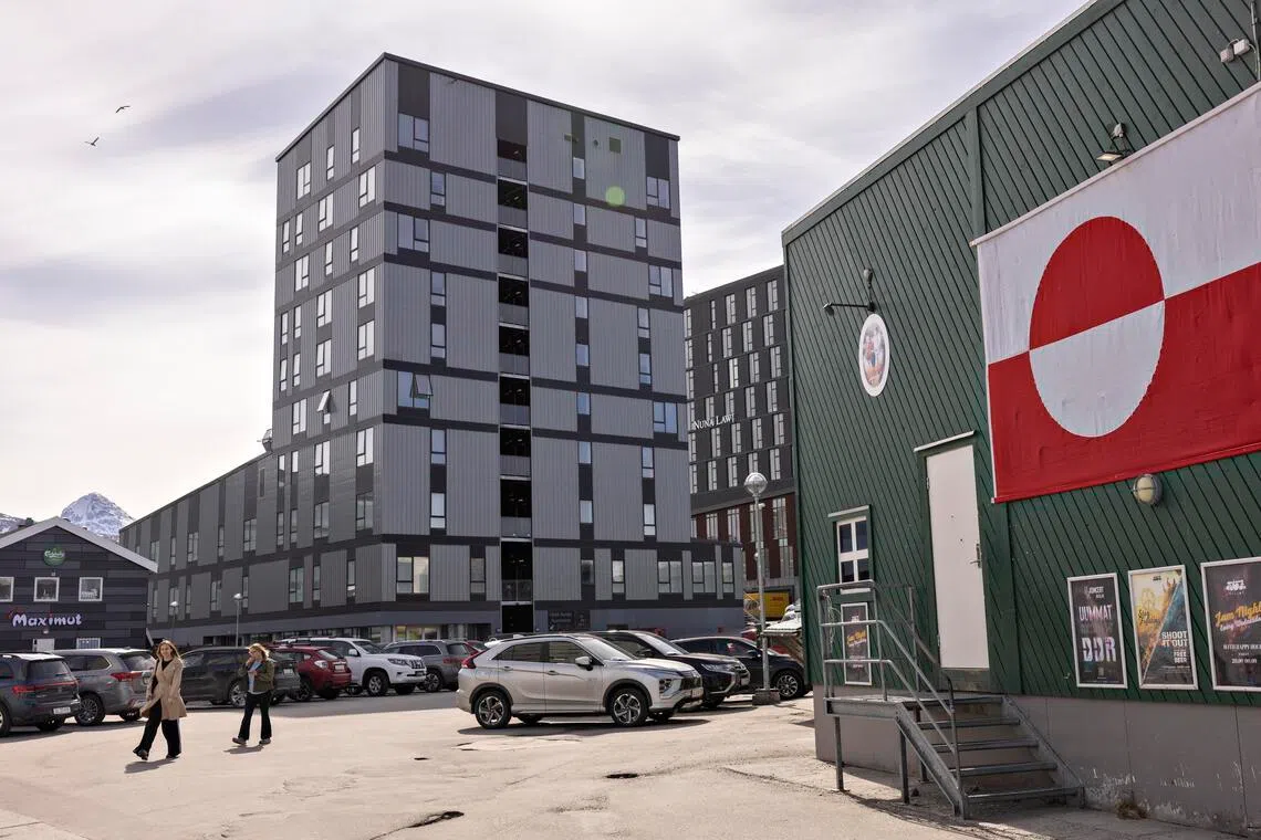The new US consulate in Nuuk, Greenland. The facility is aimed at bringing the US and Greenland “closer”, said US ambassador to Denmark Kenneth Howery.