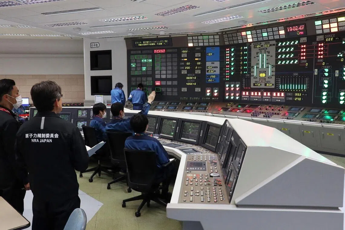 TEPCO employees restart Unit 6 at the Kashiwazaki-Kariwa nuclear power plant on Jan 21, 2026.
