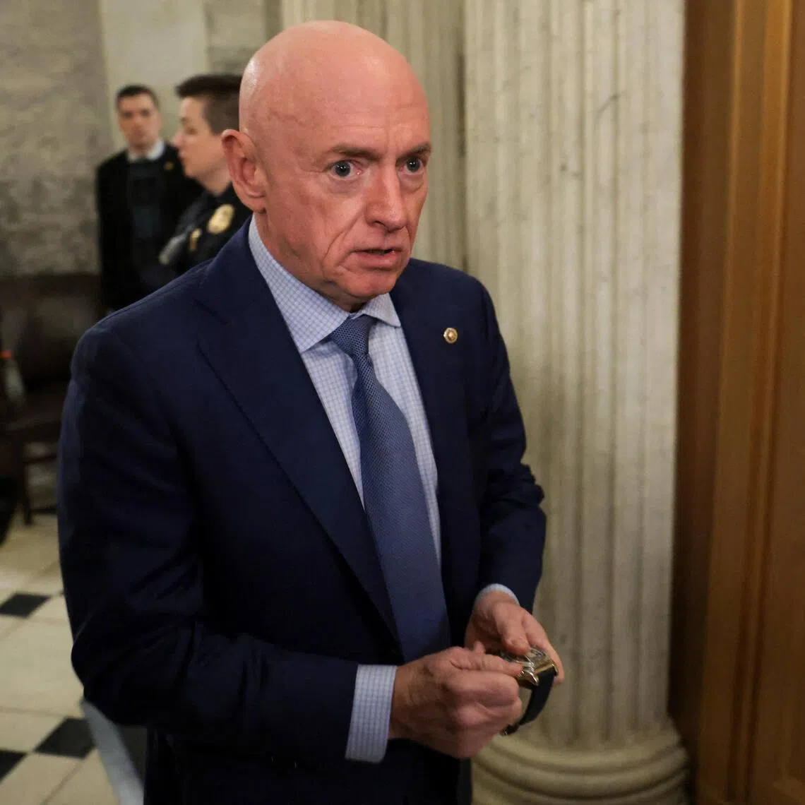 US Senator Mark Kelly asked the court to declare a censure letter placed in his file as well as efforts to potentially reduce his military rank in retirement – and thus his pension – to be “unlawful and unconstitutional.”