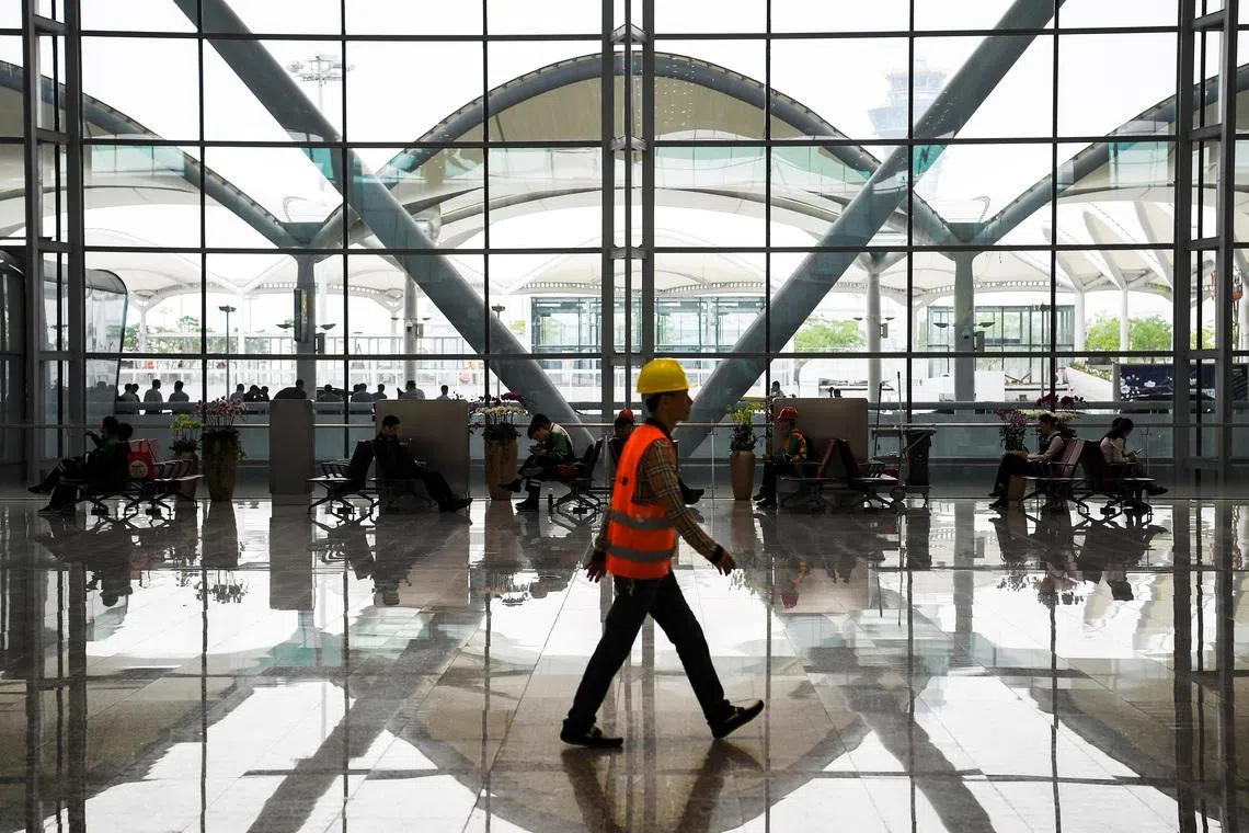 First-quarter passenger traffic between South Korea and China reached about 4.39 million, exceeding pre-pandemic levels.