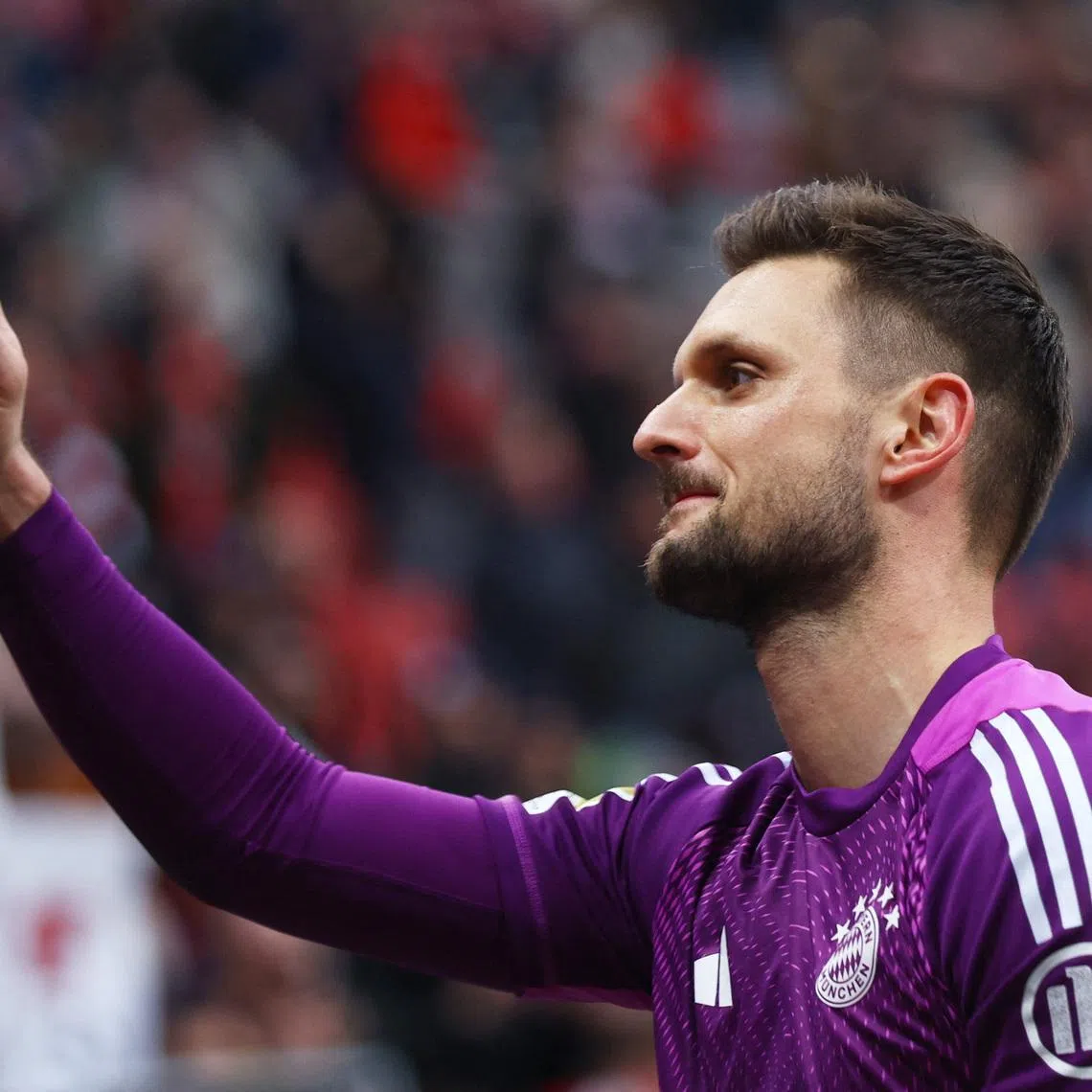 Soccer Football - Bundesliga - Bayer Leverkusen v Bayern Munich - BayArena, Leverkusen, Germany - March 14, 2026 Bayern Munich's Sven Ulreich after the match REUTERS/Thilo Schmuelgen