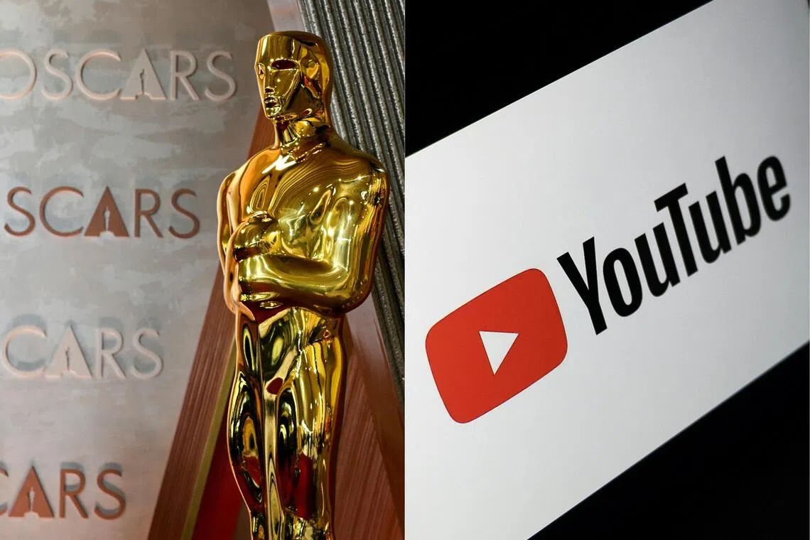 The Academy of Motion Picture Arts and Sciences is ending its decades-long relationship with US broadcaster ABC and will stream the Oscars ceremony on YouTube from 2029.