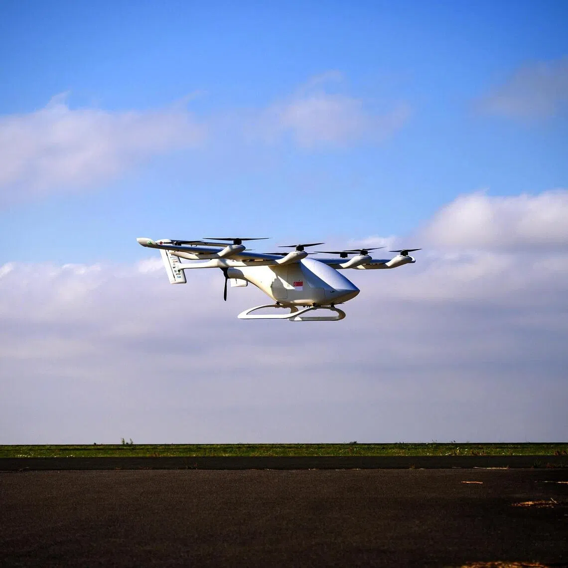Prototypes of the electric vertical take-off and landing were tested for 2½ weeks in July. 
