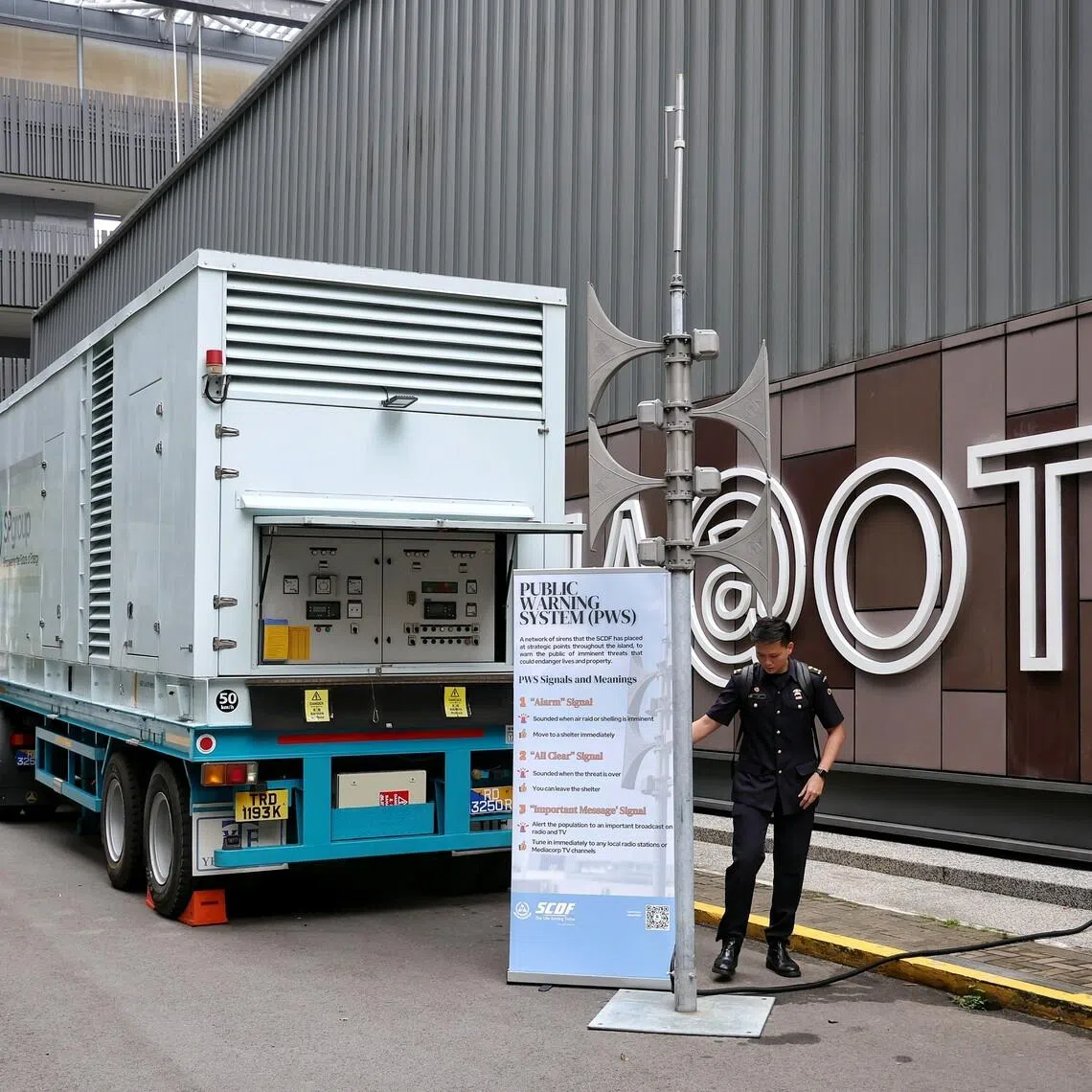 This year's Total Defence Exercise will see the Public Warning System sound the signal used to alert the population to an important broadcast.