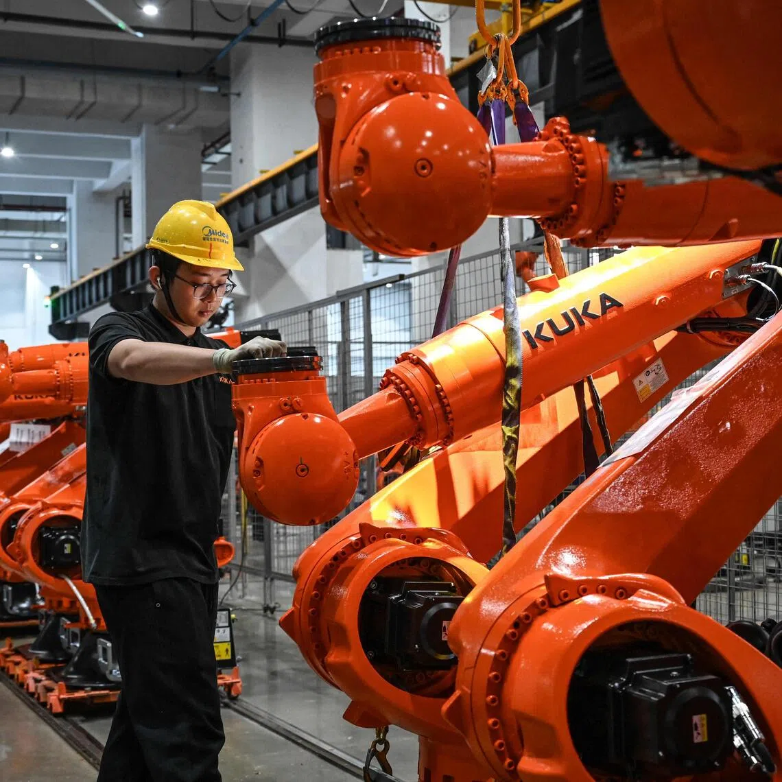 Factories in China saw growth in new orders slow to its weakest pace since January.