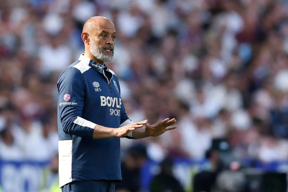 Soccer Football - Premier League - West Ham United v Leeds United - London Stadium, London, Britain - May 24, 2026 West Ham United manager Nuno Espirito Santo Action Images via Reuters/Peter Cziborra