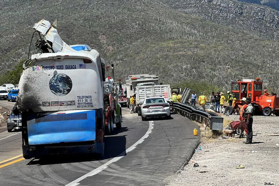 Thousands of migrants from different countries have been travelling across Mexico in buses, overcrowded trailers and atop freight trains in an attempt to reach the US-Mexican border.