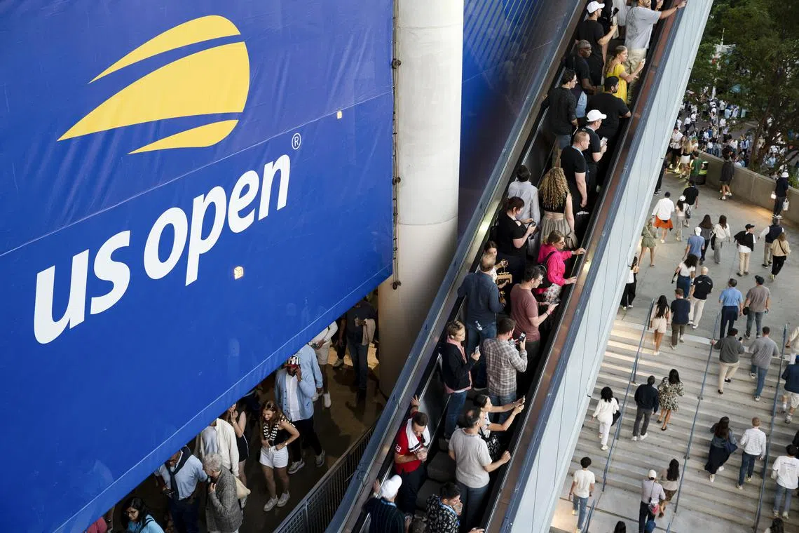 The US Open prize pool is up from US$75 million in 2024, the previous highest-ever purse.