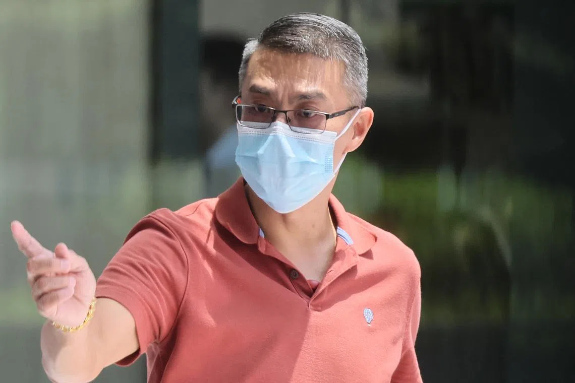Derrick Ho Chiak Hock, 55, was sentenced to 24 weeks’ jail on Nov 14 for his offences.