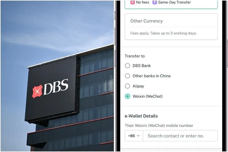 The new free service has been launched by DBS in collaboration with cross-border payment platform TenPay Global.