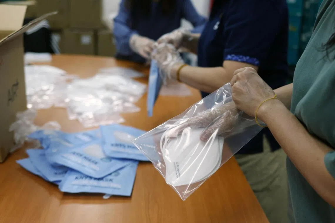 Consumers are advised not to overbuy masks in large quantities.