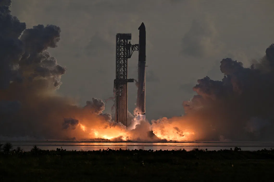 SpaceX's Starship launches on 14th flight, first headed to orbit