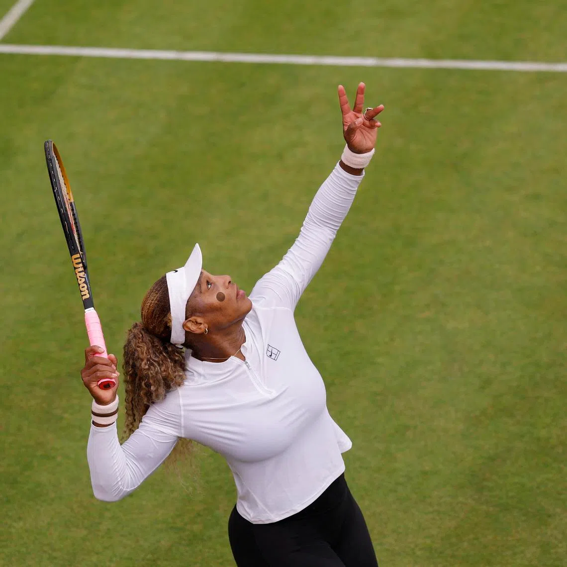 Tennis - WTA 500 - Queen's Club Championships - Queen's Club, London, Britain - June 7, 2026 Serena Williams of the U.S. during practice Action Images via Reuters/Andrew Couldridge