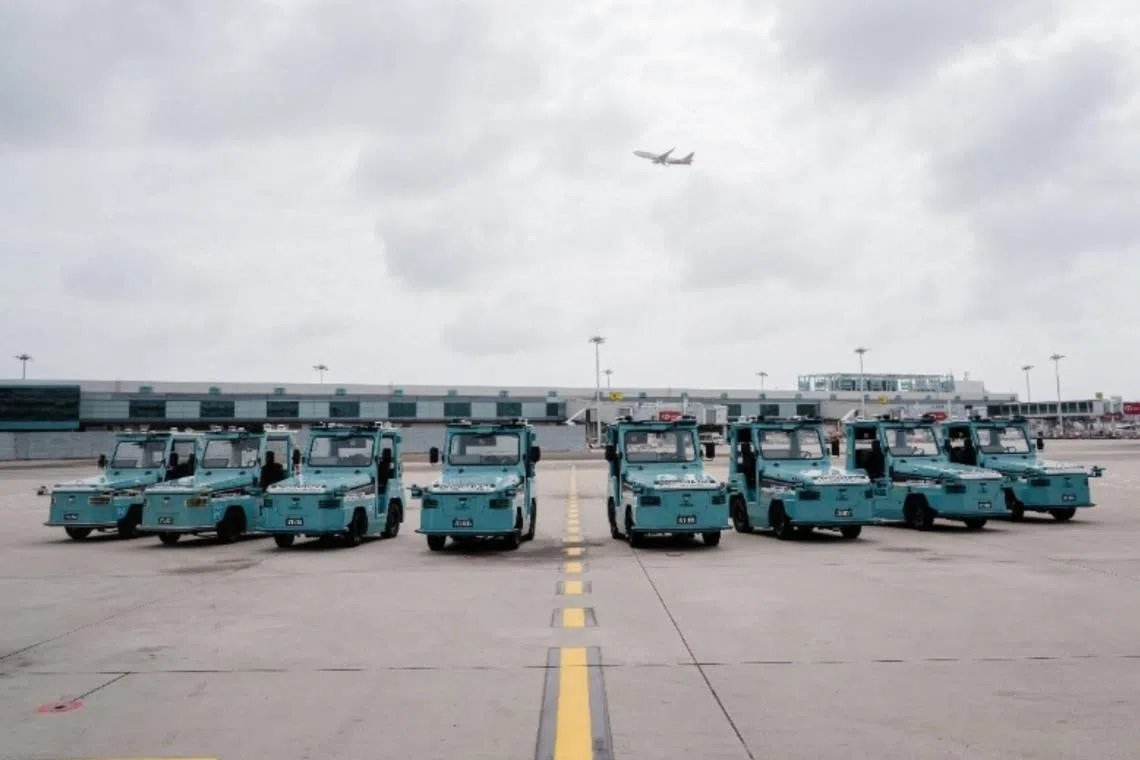 Changi Airport deploys AVs as driverless baggage tractors between T1 and ...