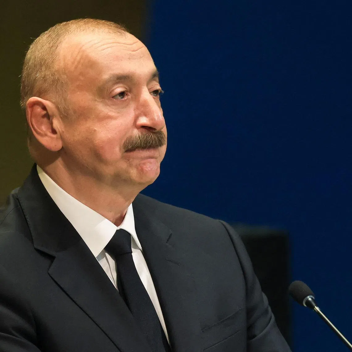 Azerbaijan's President Ilham Aliyev addresses the 80th United Nations General Assembly (UNGA), at the U.N. headquarters in New York, U.S., September 25, 2025. REUTERS/Caitlin Ochs