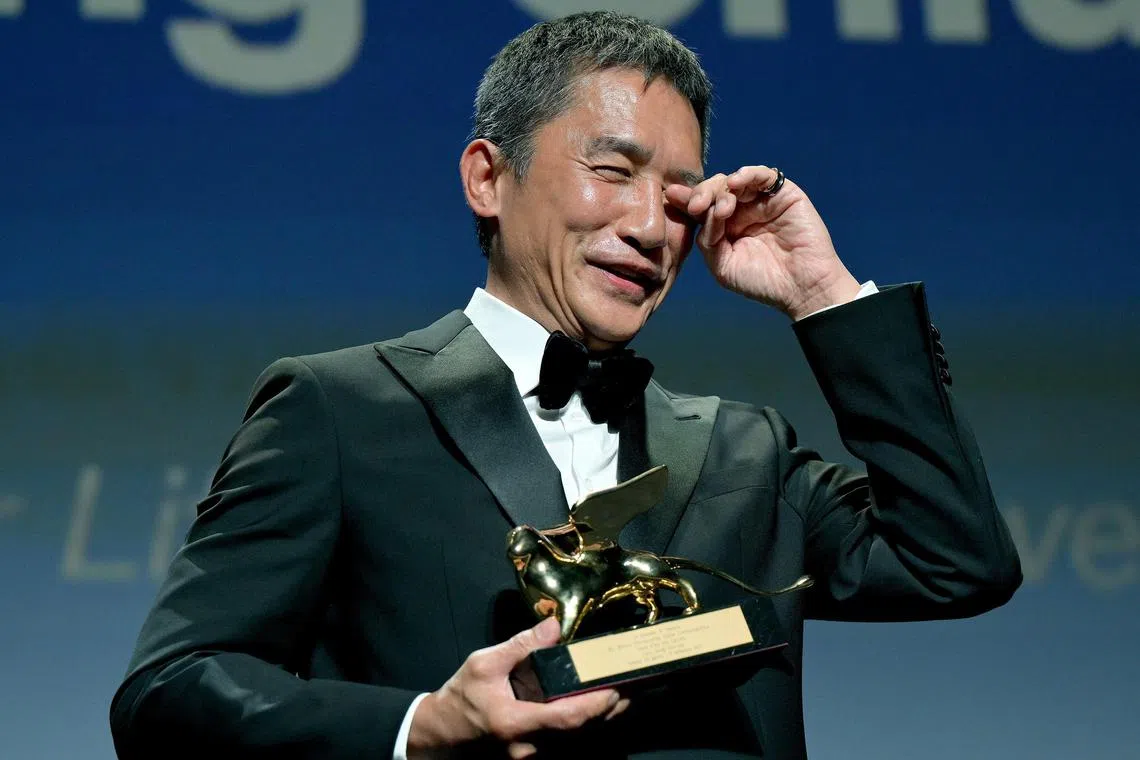 The 61-year-old Tony Leung says acting helped him become less shy.