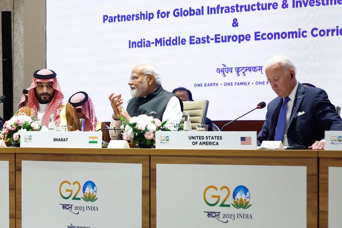 A memorandum of understanding on the IMEC was signed by the EU, India, Saudi Arabia, the UAE, the US and other G-20 partners.