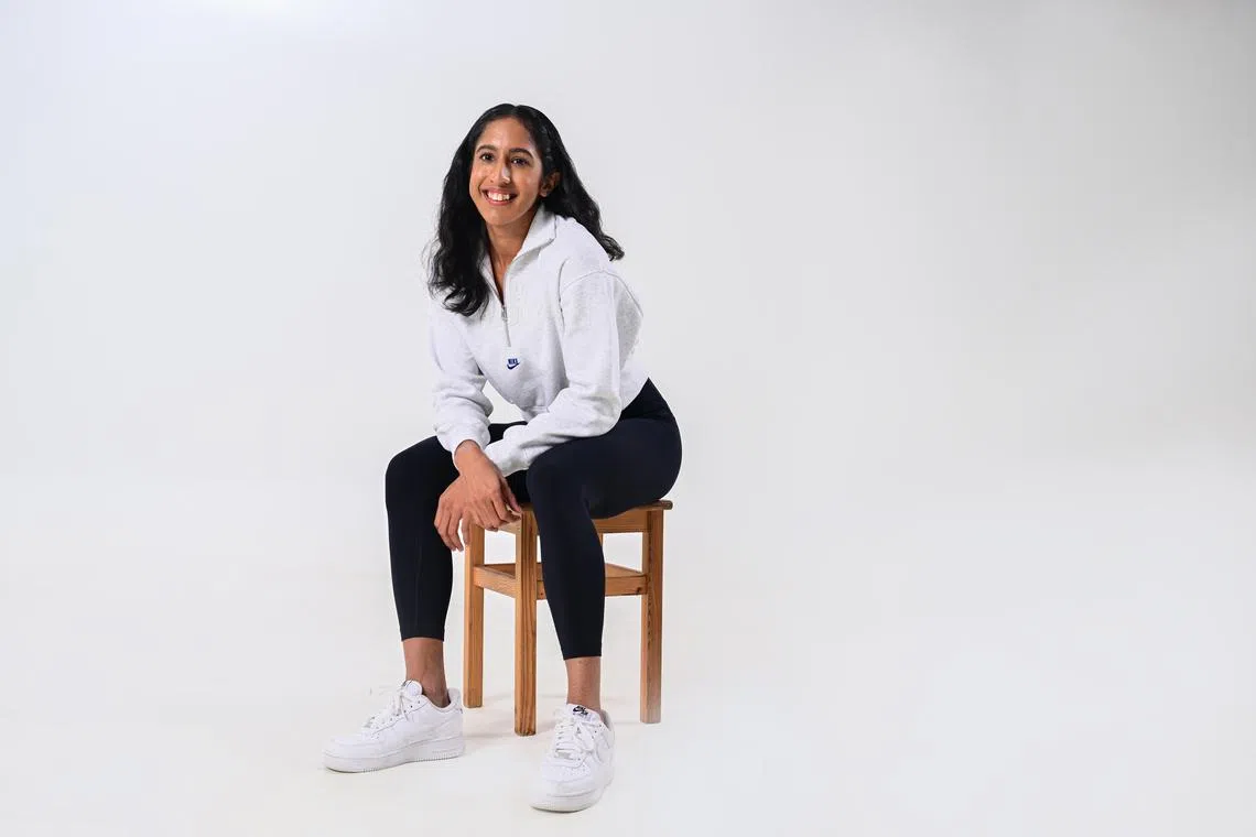 ST20231201_202339407364 dgshanti30 Azmi/

Shanti Pereira, Singaporean track and field athlete, and nominee for The Straits Times’ Singaporean of the Year Award.

ST PHOTO: AZMI ATHNI
