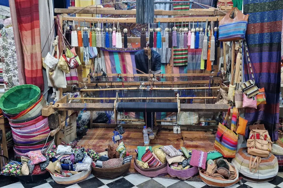 Explore Tangier's medina to find sights such as  the city's oldest loom.