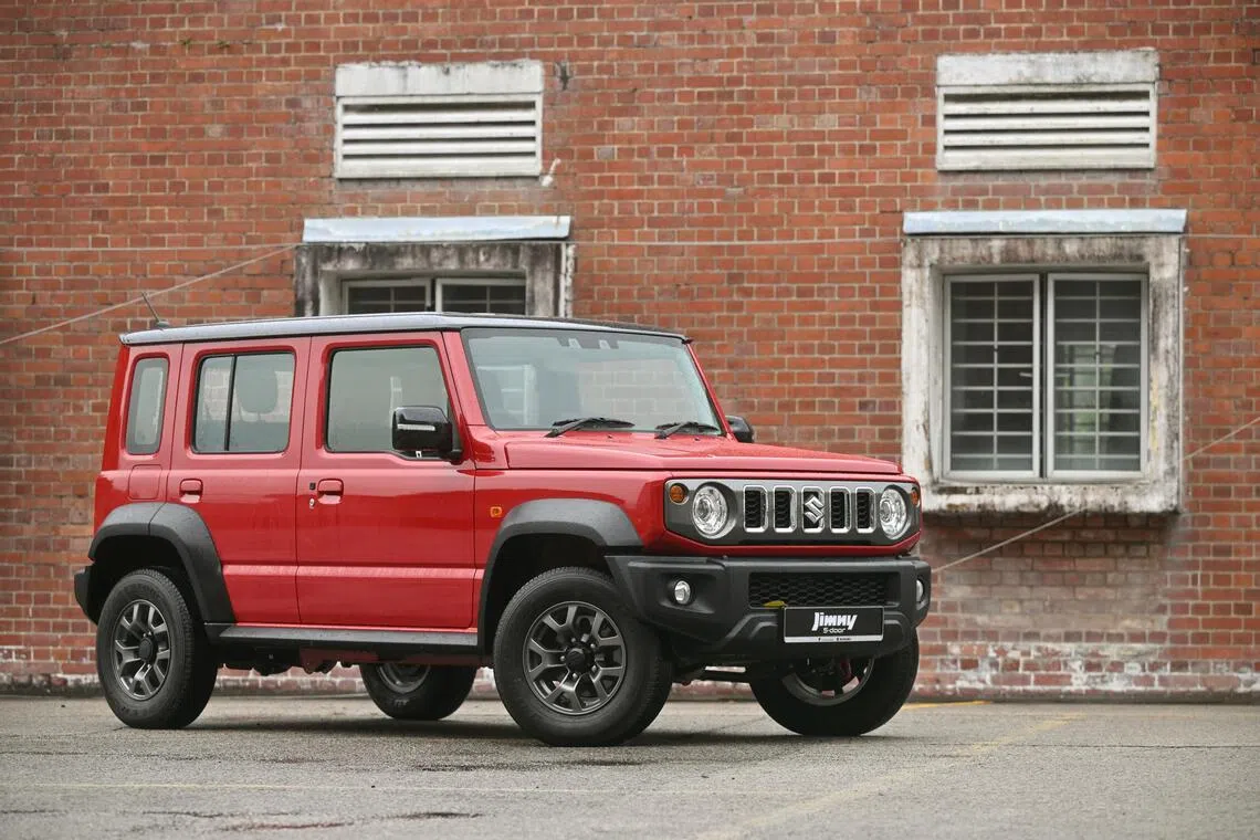 Interior and exterior of the Suzuki Jimny 5dr on Nov 13, 2025.