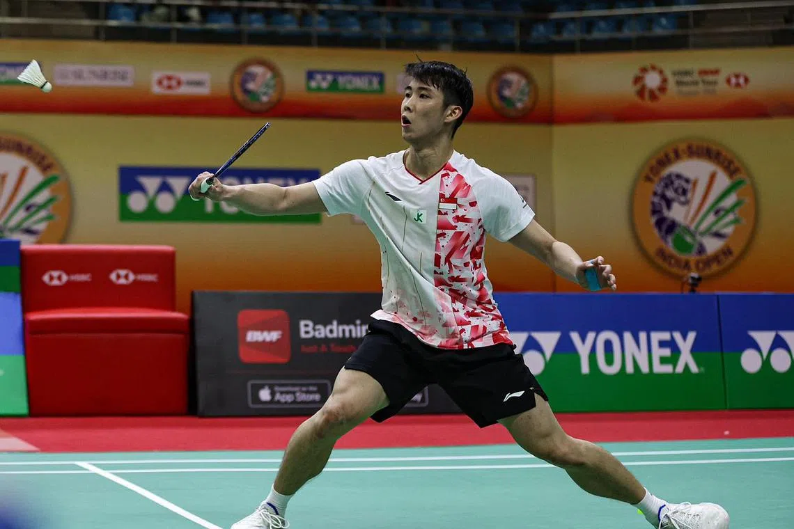 Singapore's world No. 7 Loh Kean Yew is through to the final of the Badminton Asia Championships.