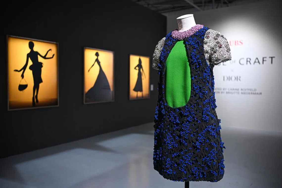 The UBS House Of Craft x Dior exhibition, which runs from Nov 21 to 23 at Tanjong Pagar Distripark, is the third such travelling show in Singapore in 2025.