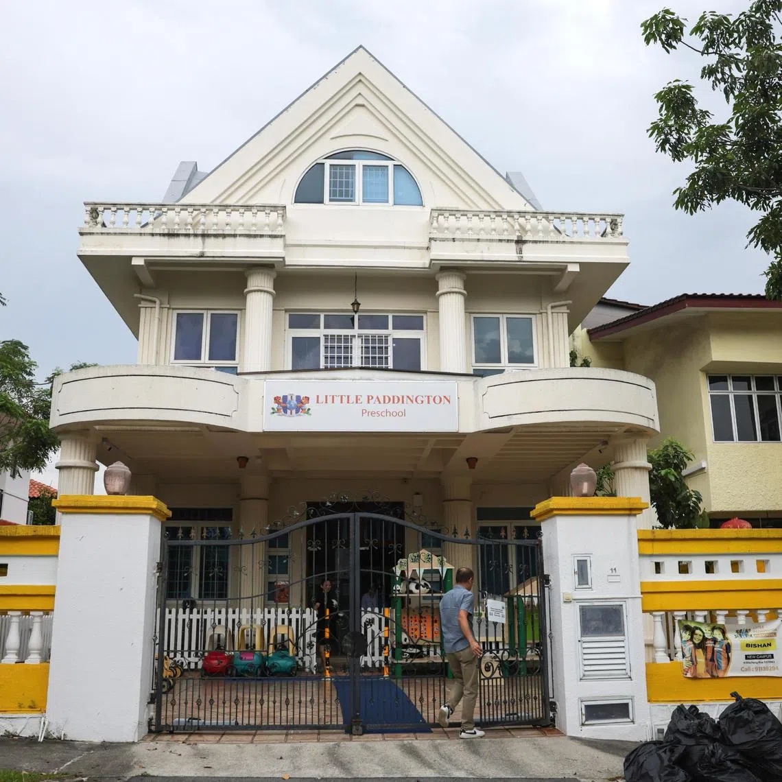 ST20250603_202523200356: Gin Tay / smschool03/ Shermaine Ang/
Facade of Little Paddington Preschool Bishan, at 11 Binchang rise on June 3, 2025.