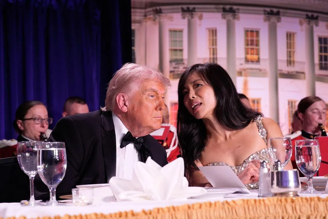 Ms Weijia Jiang, White House Correspondents Association president and CBS Senior White House Correspondent, had been seated next to US President Donald Trump on the stage when shots rang out.