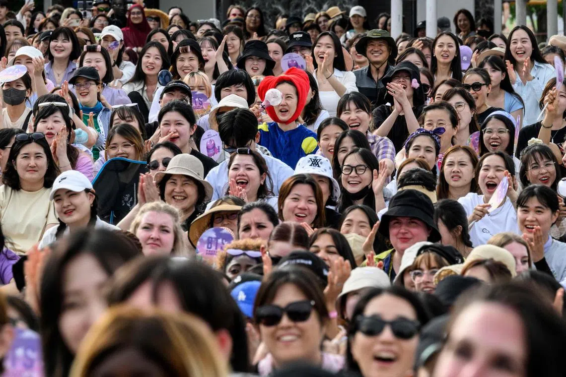 Having BTS fans on board the anti-coal drive has helped campaigners as the fans are highly organised.