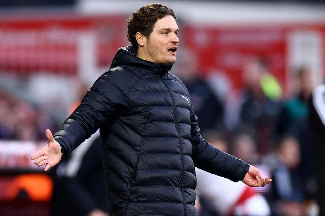 Borussia Dortmund coach Edin Terzic is a childhood fan of the club but his reign may soon end if results do not improve.