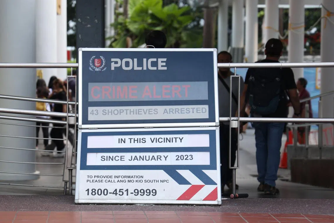 Shop theft was the most common physical crime, accounting for more than 21 per cent of the total number, with cases increasing by 7.6 per cent from 2023 to 2024.