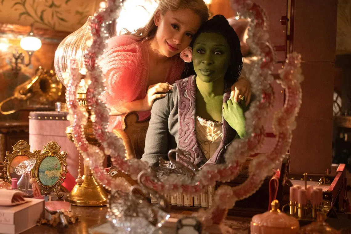  Ariana Grande and Cynthia Erivo in Wicked.

source/copyright: UIP
free for publicity use
upload into Life folder