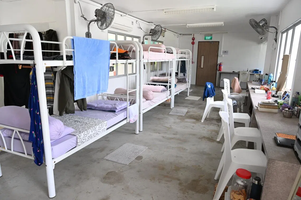 Breakthrough Missions currently homes 71 stay-in residents, staff and helpers at its three-hectare compound at Cosford Road in Changi.