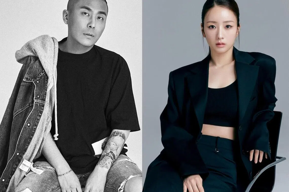 From left: Rado  and Yoon Bo-mi.