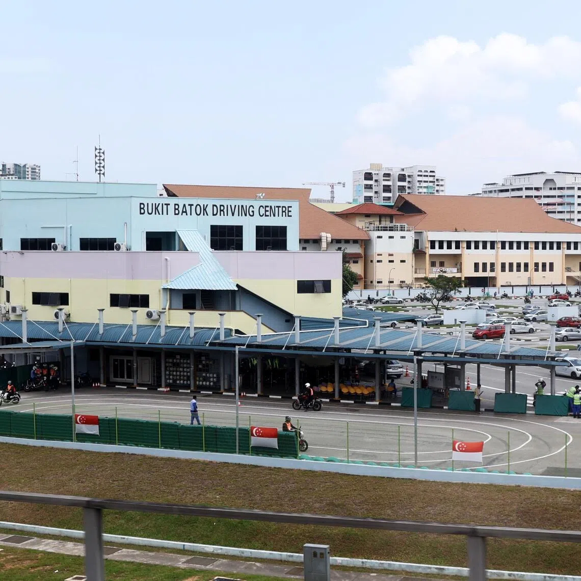 Learners can join the queue to book a practical lesson slot at Bukit Batok Driving Centre during one of the weekend time blocks for an additional surcharge of $45.