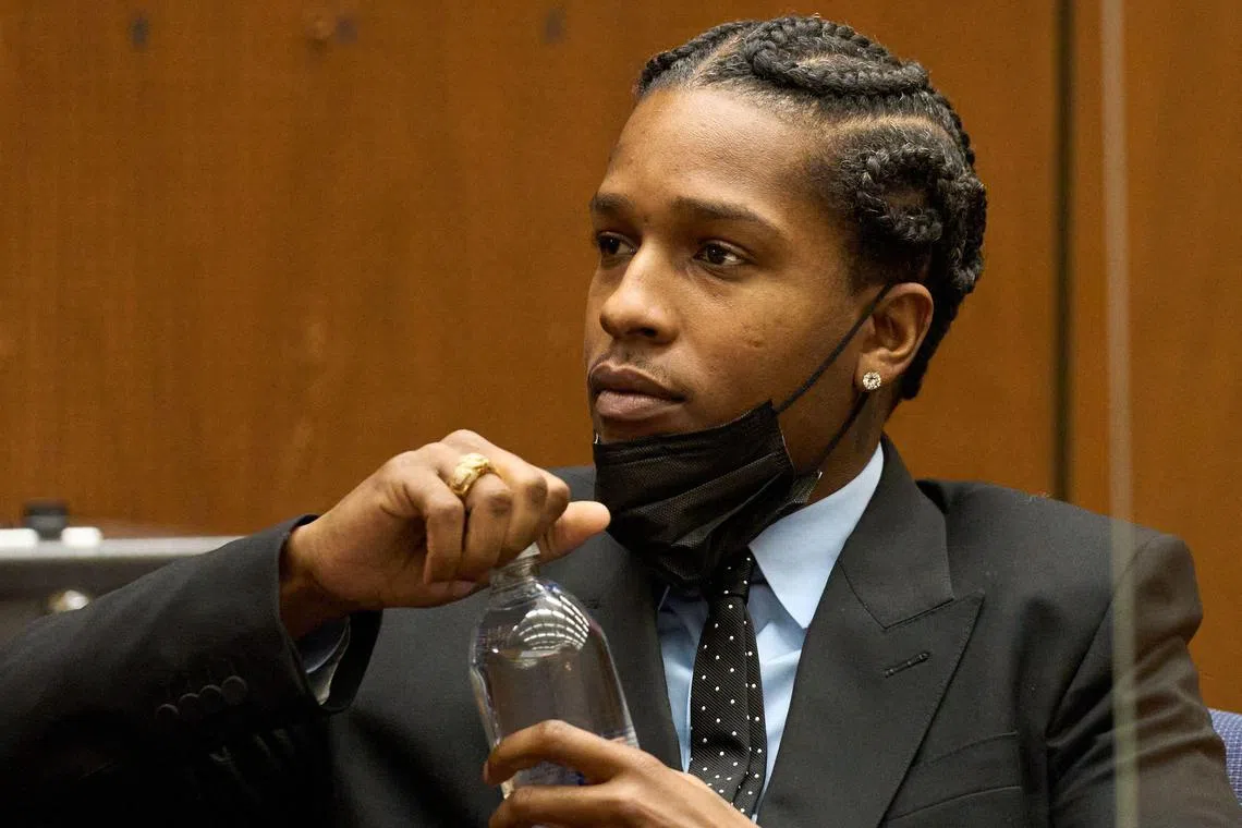 Rakim Mayers, aka A$AP Rocky, is being prosecuted on two counts of assault with a semiautomatic firearm and has denied the charges.