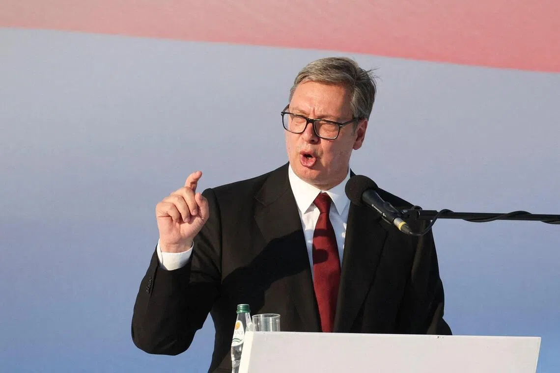 Serbia’s Vucic says he will resign within weeks; move comes after student protests