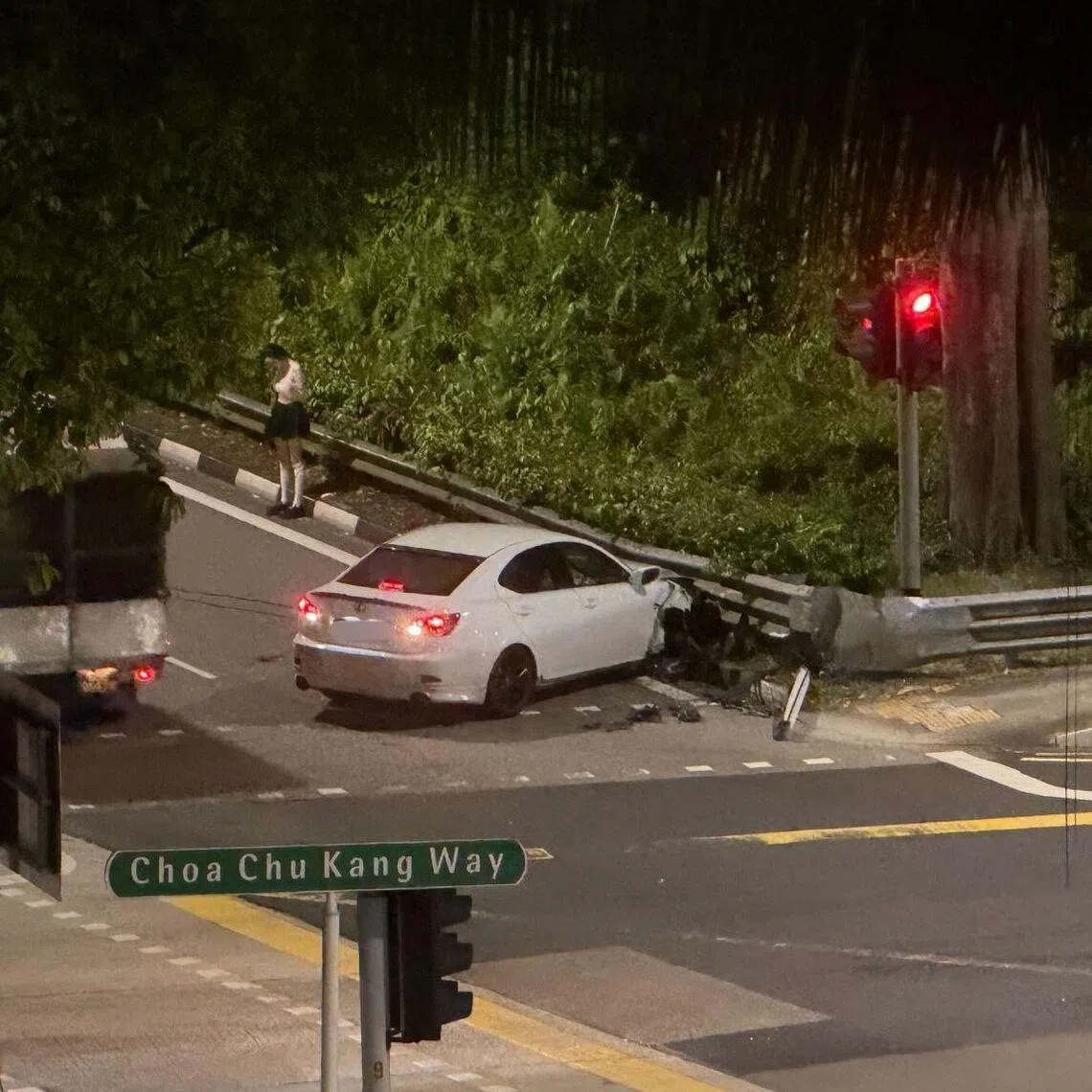 A 25-year-old man was arrested for drink-driving and police investigations are ongoing.